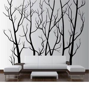 NEW in Box- Large Wall Vinyl Tree Decal Removable with Birds 96" (8 Feet)!